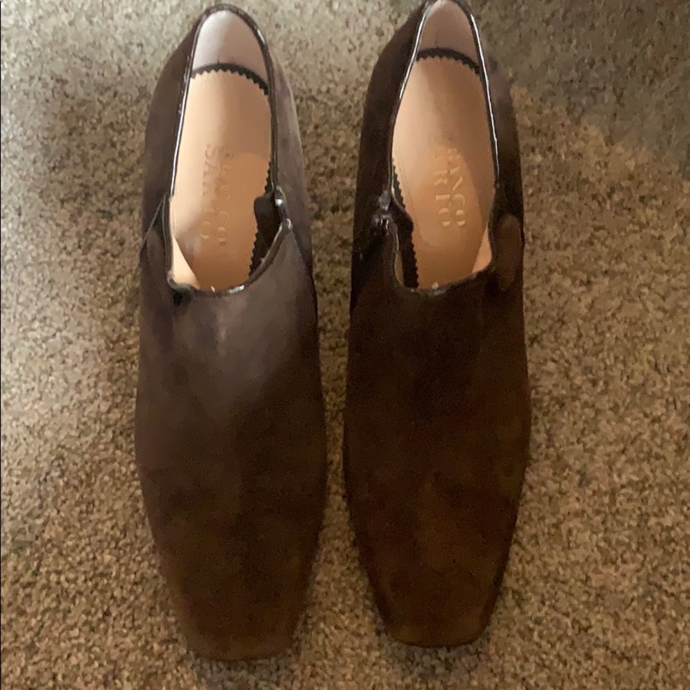 Town suede booties